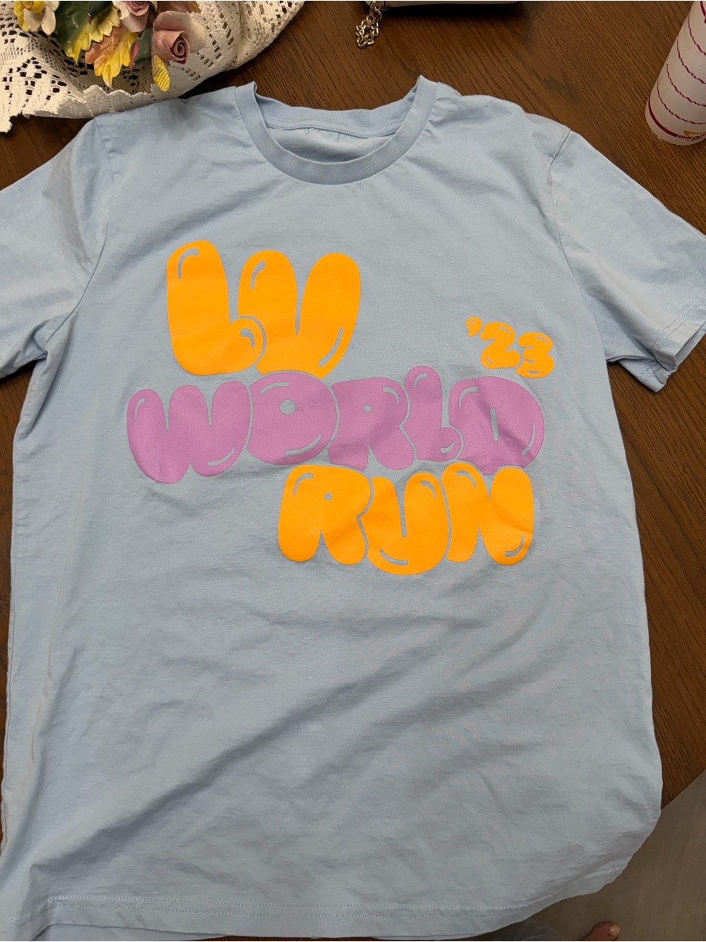 Louis Vuitton world run tshirt